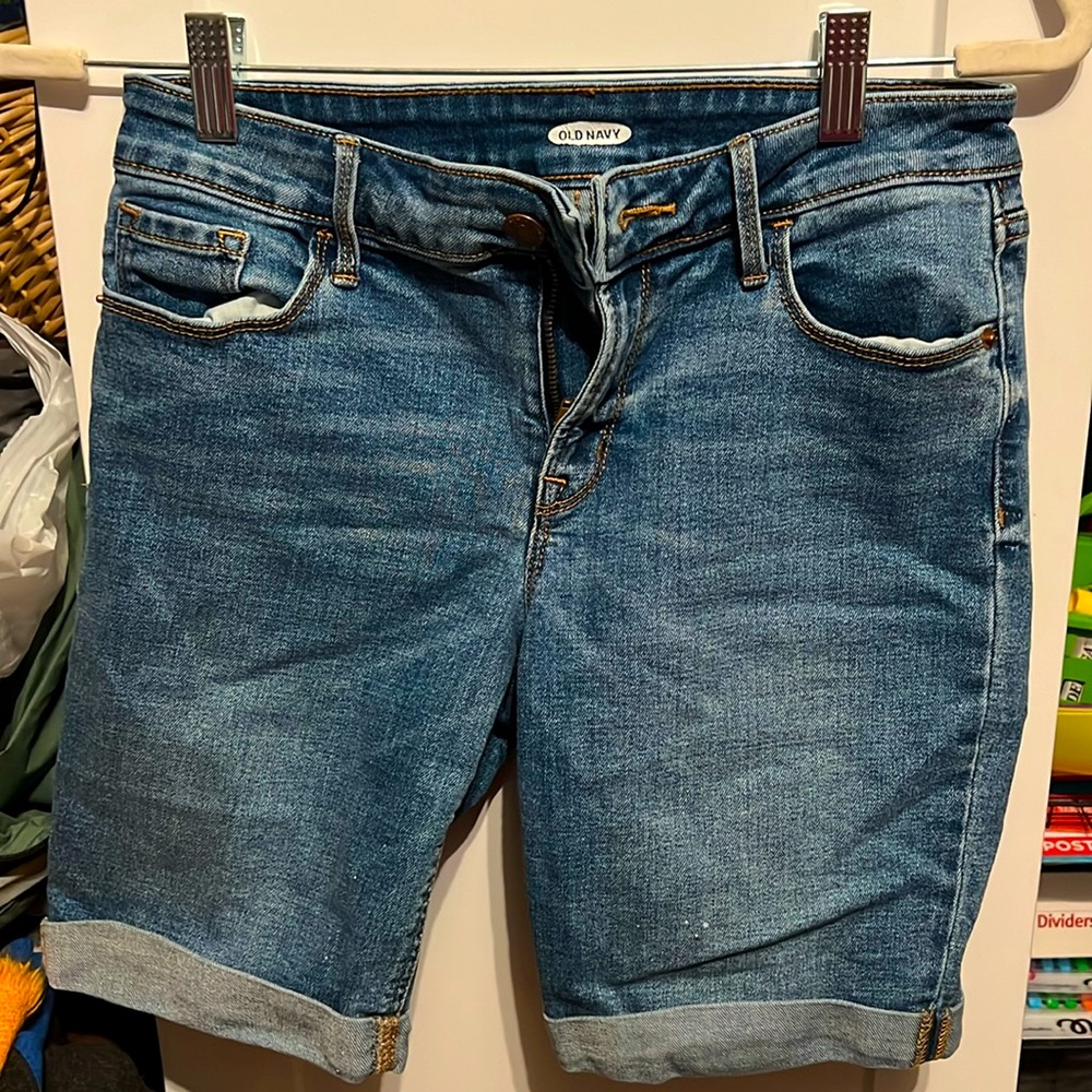 Old Navy denim cuffed size 2 shorts
